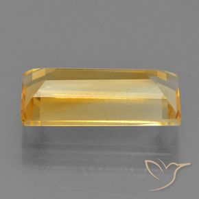 Citrine Gemstone in 14.1 x 7 mm Size for Sale, Citrine Stone in Medium Golden Color