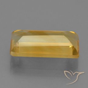 Citrine Gemstone in 13.9 x 6.9 mm Size for Sale, Citrine Stone in Deep Golden Orange Color