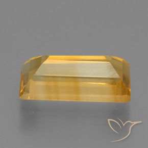 Citrine Gemstone in 11.8 x 5.9 mm Size for Sale, Citrine Stone in Medium-Light Orange-Gold Color