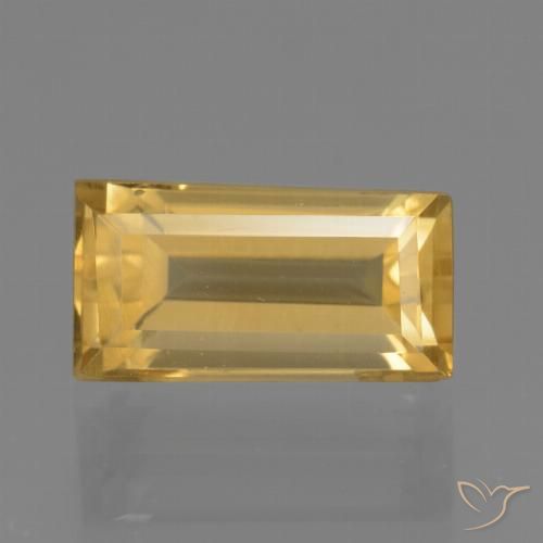 1.90ct Natural Gold Citrine, Baguette, VS