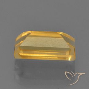 Citrine Gemstone in 9.8 x 5.2 mm Size for Sale, Citrine Stone in Bright Gold Color