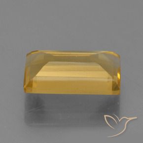 Citrine Gemstone in 9.8 x 5.3 mm Size for Sale, Citrine Stone in Medium-Dark Golden Color