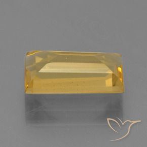 Citrine Gemstone in 9.8 x 5.1 mm Size for Sale, Citrine Stone in Medium-Light Golden Color
