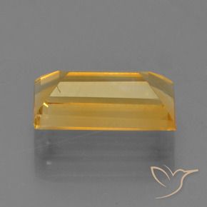 Citrine Gemstone in 9.9 x 5.1 mm Size for Sale, Citrine Stone in Medium-Dark Golden Color