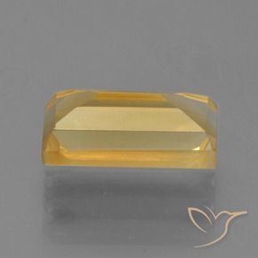 Citrine Gemstone in 9.7 x 4.9 mm Size for Sale, Citrine Stone in Medium-Dark Golden Color