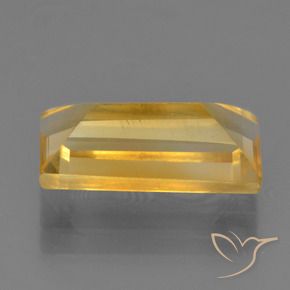 Citrine Gemstone in 12.2 x 6.1 mm Size for Sale, Citrine Stone in Medium Golden Color