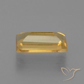 Citrine Gemstone in 9.7 x 5 mm Size for Sale, Citrine Stone in Medium Gold Color