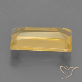 Citrine Gemstone in 12 x 6.2 mm Size for Sale, Citrine Stone in Bright Gold Color
