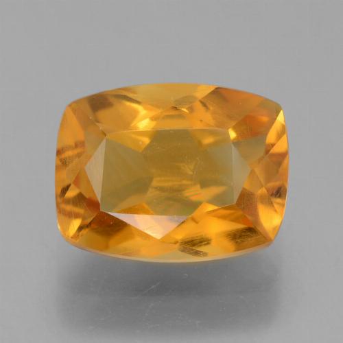 Naranja oscuro Citrina Gema - 1.9ct Corte en Forma Cojín (ID: 456113)