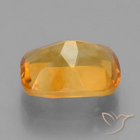 Citrine Gemstone in 9.8 x 7.3 mm Size for Sale, Citrine Stone in Deep Orange-Gold Color