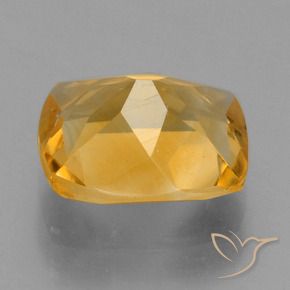 Citrine Gemstone in 9.2 x 7.7 mm Size for Sale, Citrine Stone in Medium Golden Color