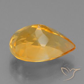 Citrine Gemstone in 13 x 9 mm (calibrated) Size for Sale, Citrine Stone in Dark Orange Color