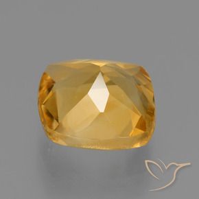 Citrine Gemstone in 7.8 x 7.5 mm Size for Sale, Citrine Stone in Deep Golden Orange Color