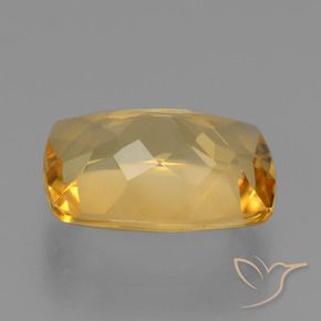 Citrine Gemstone in 11.5 x 8.2 mm Size for Sale, Citrine Stone in Medium-Dark Golden Color