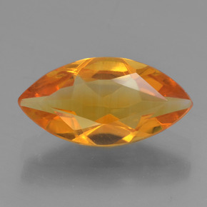 1.58 ct Gold Citrine Gemstone, Citrine Gem in Marquise Facet Shape for Sale.