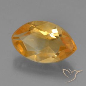1.90 ct Golden Citrine Stone, Natural Citrine in Marquise Facet Shape for Sale
