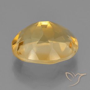 Citrine Gemstone in 12 x 10 mm (calibrated) Size for Sale, Citrine Stone in Orange-Gold Color