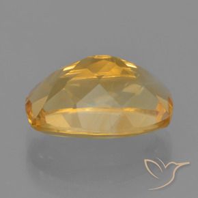Citrine Gemstone in 11.8 x 7.6 mm Size for Sale, Citrine Stone in Deep Golden Orange Color