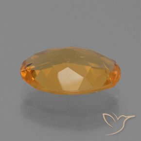 Citrine Gemstone in 10.5 x 7.6 mm Size for Sale, Citrine Stone in Dark Orange Color