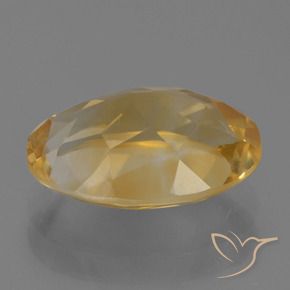 Citrine Gemstone in 12 x 8 mm (calibrated) Size for Sale, Citrine Stone in Medium-Dark Golden Color