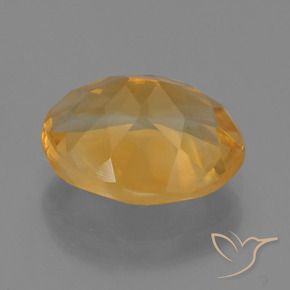 Citrine Gemstone in 10 x 8 mm (calibrated) Size for Sale, Citrine Stone in Dark Orange-Gold Color