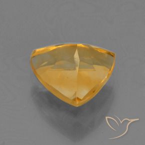 Citrine Gemstone in 8 x 8 mm (calibrated) Size for Sale, Citrine Stone in Medium-Light Orange-Gold Color