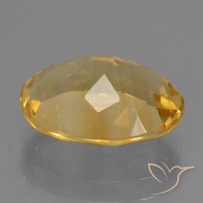 Citrine Gemstone in 11.6 x 8.5 mm Size for Sale, Citrine Stone in Golden Color