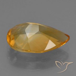 Citrine Gemstone in 12 x 8 mm (calibrated) Size for Sale, Citrine Stone in Deep Orange-Gold Color
