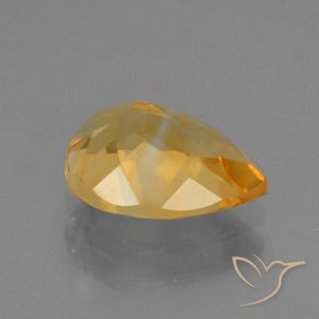 Citrine Gemstone in 9 x 7 mm (calibrated) Size for Sale, Citrine Stone in Deep Golden Orange Color