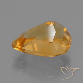 Citrine Gemstone in 10 x 8 mm (calibrated) Size for Sale, Citrine Stone in Orange-Gold Color