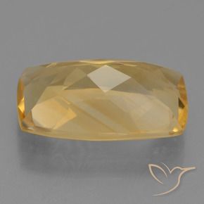 Citrine Gemstone in 13.7 x 8 mm Size for Sale, Citrine Stone in Medium-Dark Golden Color