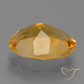 Citrine Gemstone in 10 x 8 mm (calibrated) Size for Sale, Citrine Stone in Deep Orange-Gold Color
