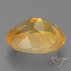 Citrine Gemstone in 10.4 x 8.5 mm Size for Sale, Citrine Stone in Deep Orange-Gold Color