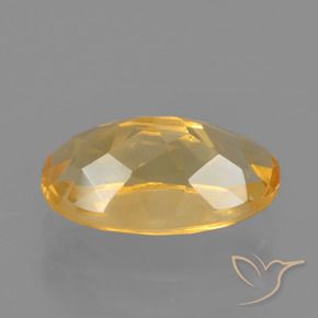 Citrine Gemstone in 10.7 x 6.5 mm Size for Sale, Citrine Stone in Orange-Gold Color