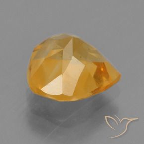 Citrine Gemstone in 8 x 8 mm (calibrated) Size for Sale, Citrine Stone in Orange-Gold Color