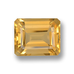 4.2ct Octagon Step Cut Yellow Golden Citrine for sale thumb image of 4.2ct Octagon Step Cut Yellow Golden Citrine (ID: 459859)