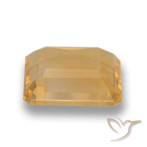 Citrine Gemstone in 11 x 9 mm (calibrated) Size for Sale, Citrine Stone in Medium Gold Color