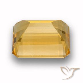 Citrine Gemstone in 11 x 9 mm (calibrated) Size for Sale, Citrine Stone in Medium-Light Orange-Gold Color