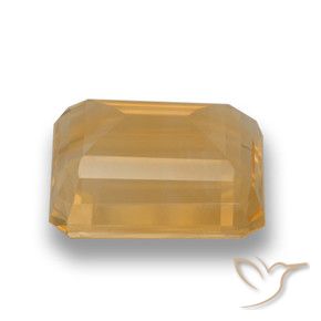 Citrine Gemstone in 11 x 9 mm (calibrated) Size for Sale, Citrine Stone in Medium-Light Orange-Gold Color