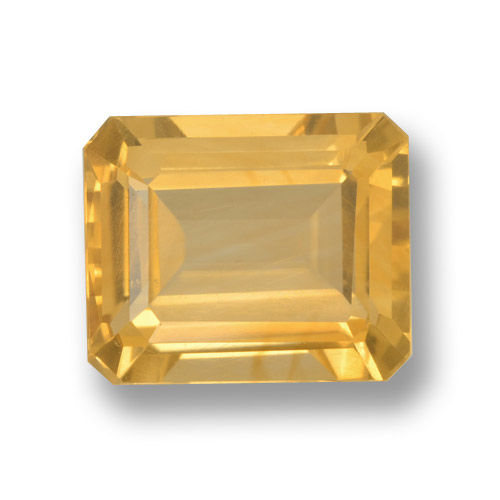 Oro Citrina Gema - 4.2ct Corte octagonal (ID: 459954)