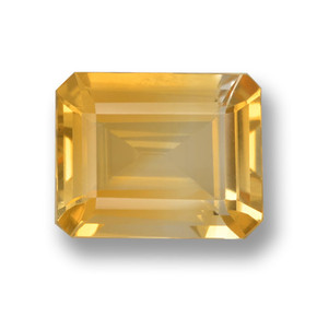 3.6ct Octagon Step Cut Yellow Golden Citrine for sale thumb image of 3.6ct Octagon Step Cut Yellow Golden Citrine (ID: 459958)