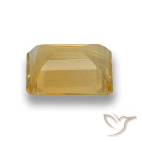 Citrine Gemstone in 11 x 9 mm (calibrated) Size for Sale, Citrine Stone in Gold Color