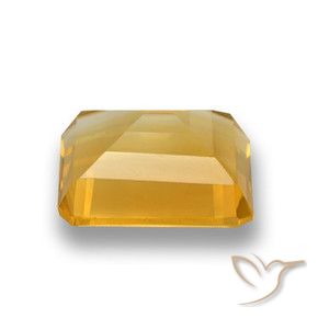 Citrine Gemstone in 11 x 9 mm (calibrated) Size for Sale, Citrine Stone in Gold Color