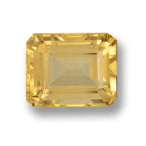 5.6ct Octagon Step Cut Yellow Golden Citrine for sale thumb image of 5.6ct Octagon Step Cut Yellow Golden Citrine (ID: 460023)