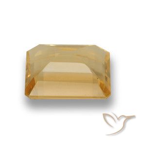 Citrine Gemstone in 11 x 9 mm (calibrated) Size for Sale, Citrine Stone in Light Orange-Gold Color