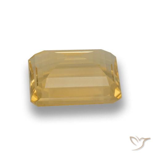 Citrine Gemstone in 11 x 9 mm (calibrated) Size for Sale, Citrine Stone in Gold Color
