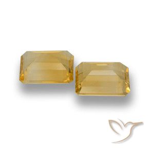 Citrine Gemstones in 11 x 9 mm (calibrated) Size for Sale, Citrine Stones in Medium Gold Color