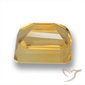 Citrine Gemstone in 12 x 10 mm (calibrated) Size for Sale, Citrine Stone in Light Orange-Gold Color