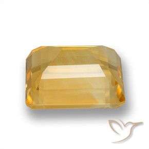 Citrine Gemstone in 11.1 x 10 mm Size for Sale, Citrine Stone in Golden Orange Color