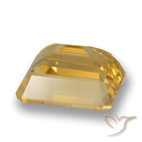 Citrine Gemstone in 12 x 10 mm (calibrated) Size for Sale, Citrine Stone in Light Orange-Gold Color